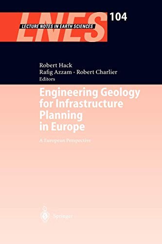 Cover of Engineering Geology for Infrastructure Planning in Europe