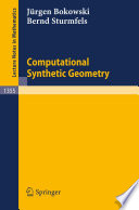 Cover of Computational Synthetic Geometry