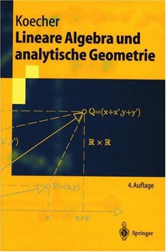 Cover of Lineare Algebra und analytische Geometrie
