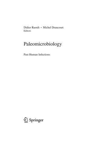 Cover of Paleomicrobiology