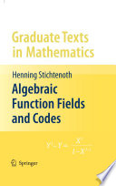 Cover of Algebraic Function Fields and Codes