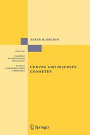 Cover of Convex and Discrete Geometry