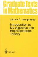 Cover of Introduction to Lie algebras and representation theory