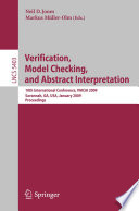 Cover of Verification, Model Checking, and Abstract Interpretation