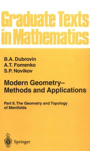 Cover of Modern geometry