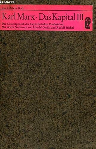 Cover of Das Kapital: Kritik der Politischen Ökonomie: Band III: Der Gesamtprozess der Kapitalistichen Produktion