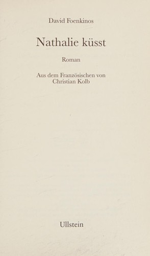 Cover of Nathalie küsst