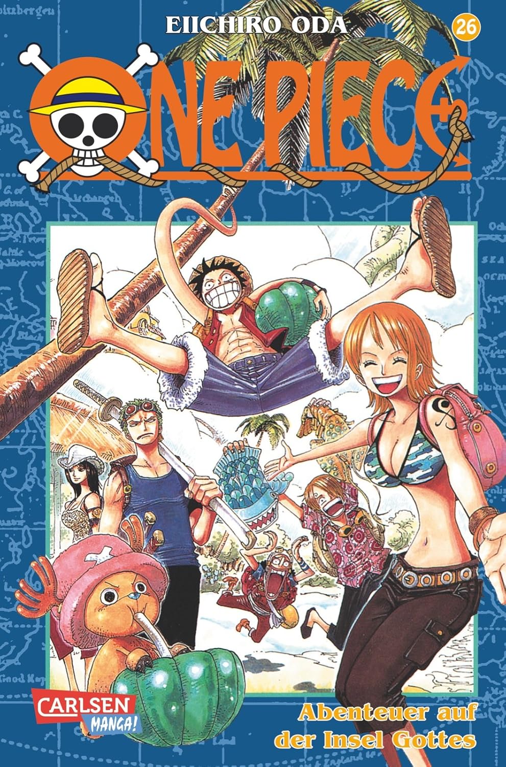 Cover of One Piece 26: Abenteuer auf der Insel Gottes