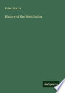 Cover of History of the West Indies