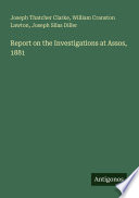 Cover of Report on the Investigations at Assos, 1881