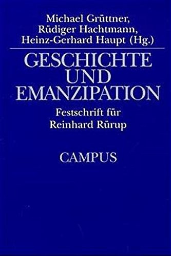Cover of Geschichte und Emanzipation: Festschrift für Reinhard Rürup (German Edition)