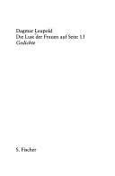 Cover of Die Lust der Frauen auf Seite 13