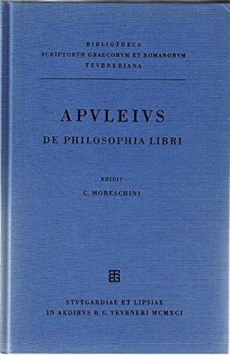 Cover of Apulei Platonici Madaurensis