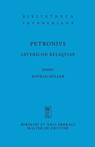 Cover of Petronii Arbitri Satyricon reliquiae