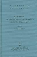 Cover of Boethius: De consolatione philosophiae
