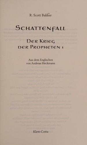 Cover of Schattenfall 1