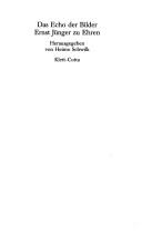 Cover of Das Echo der Bilder