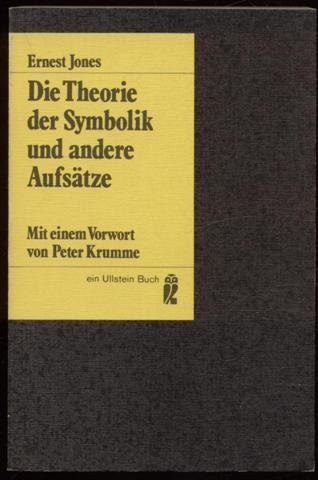 Cover of Die theorie der symbolik und andere aufsatze