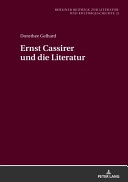 Cover of Ernst Cassirer und Die Literatur