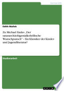Cover of Zu Michael Endes "Der satanarchäolügenialkohöllische Wunschpunsch" - Ein Klassiker der Kinder- und Jugendliteratur?