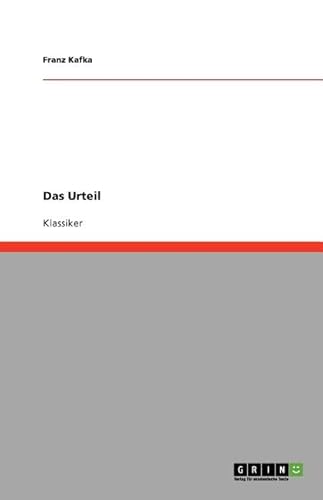 Cover of Das Urteil