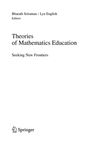 Cover of Theories of mathematics education