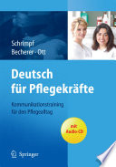 Cover of Deutsch für Pflegekräfte: Kommunikationstraining für den Pflegealltag