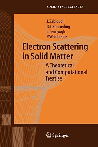 Cover of Electron Scattering in Solid Matter