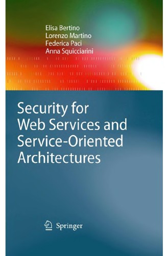 Cover of Security for Web Services and Service-Oriented Architectures