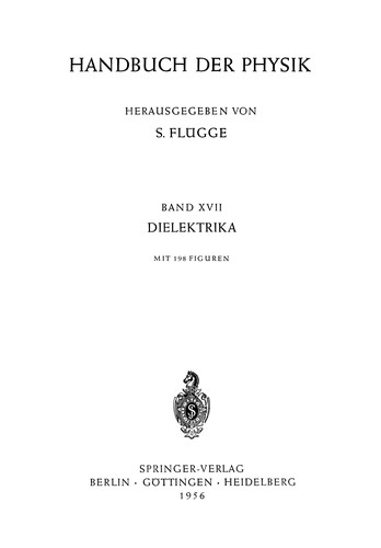 Cover of Dielectrics / Dielektrika