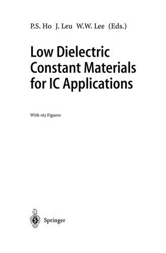 Cover of Low Dielectric Constant Materials for IC Applications