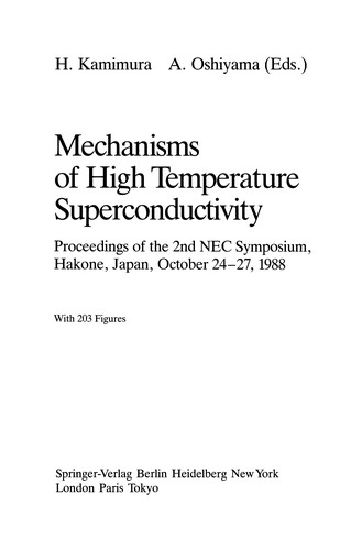 Cover of Mechanisms of High Temperature Superconductivity