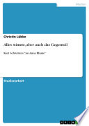 Cover of Alles stimmt, aber auch das Gegenteil
