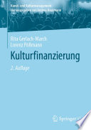 Cover of Kulturfinanzierung