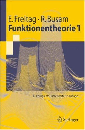 Cover of Funktionen-theorie