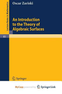 Cover of An Introduction to the Theory of Algebraic Surfaces