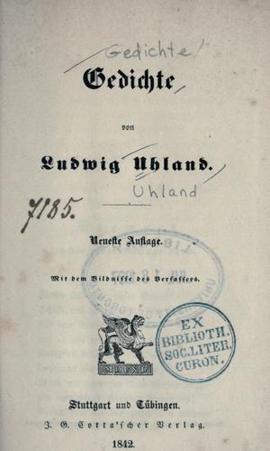 Cover of Gedichte