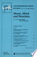 Cover of Music, Mind and Structure