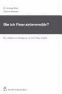 Cover of Bin ich Finanzintermediär?