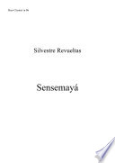 Cover of Sensemayá