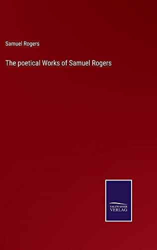 Cover of The poetical Works of Samuel Rogers