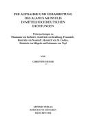 Cover of Die Aufnahme und Verarbeitung des Alanus Ab Insulis in Mittelhochdeutschen