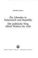 Cover of Ein Liberaler in Kaiserreich und Republik