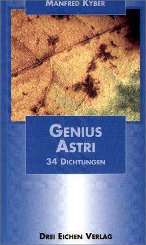 Cover of Genius Astri. 34 Dichtungen