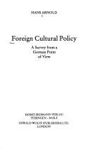 Cover of Foreign cultural policy
