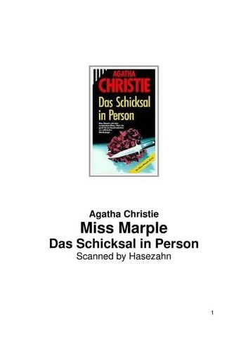 Cover of Das Schicksal in Person