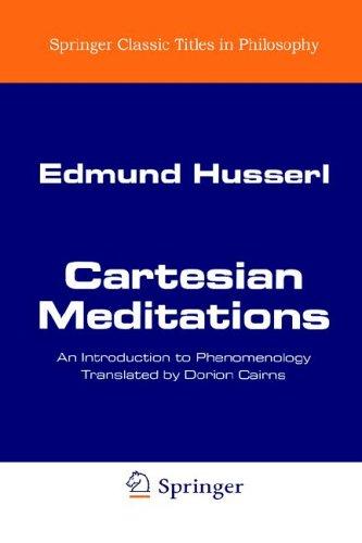 Cover of Cartesianische Meditationen