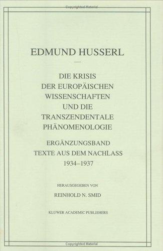 Cover of Die Krisis der europäischen Wissenschaften und die transzendentale Phänomenologie