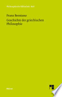 Cover of Geschichte der griechischen Philosophie