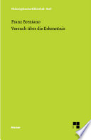 Cover of Versuch über die Erkenntnis